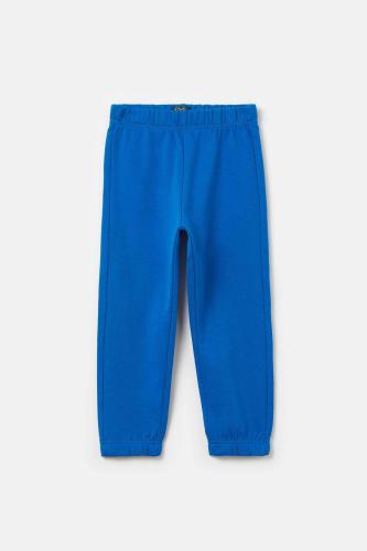 OVS παιδικό βαμβακερό παντελόνι φόρμας με τσέπη στο πίσω μέρος - 001964998 Μπλε Ρουά